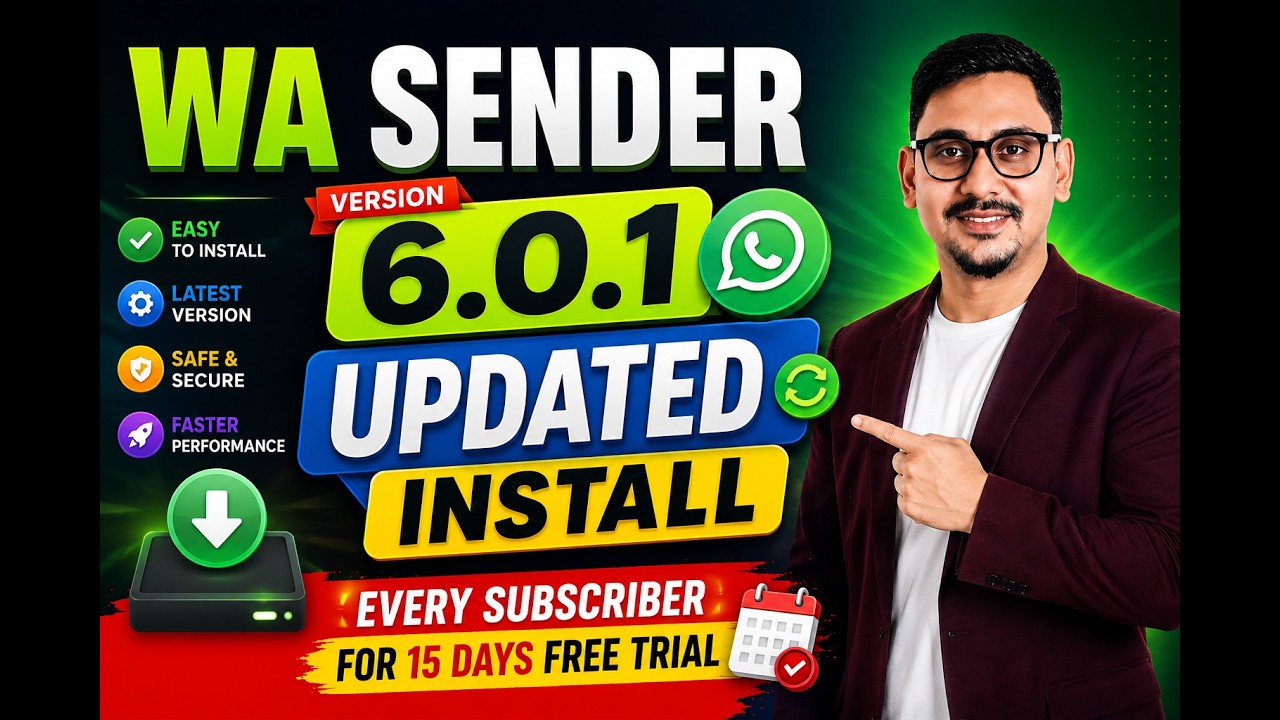 How to Install WA Sender v6.0.1 (Latest Version) | Complete Setup Tutorial