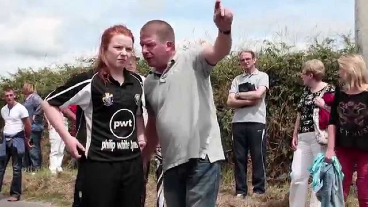 All Ireland Road Bowling - Whitechurch - Claire O'Sullivan v Sinead Kiernan