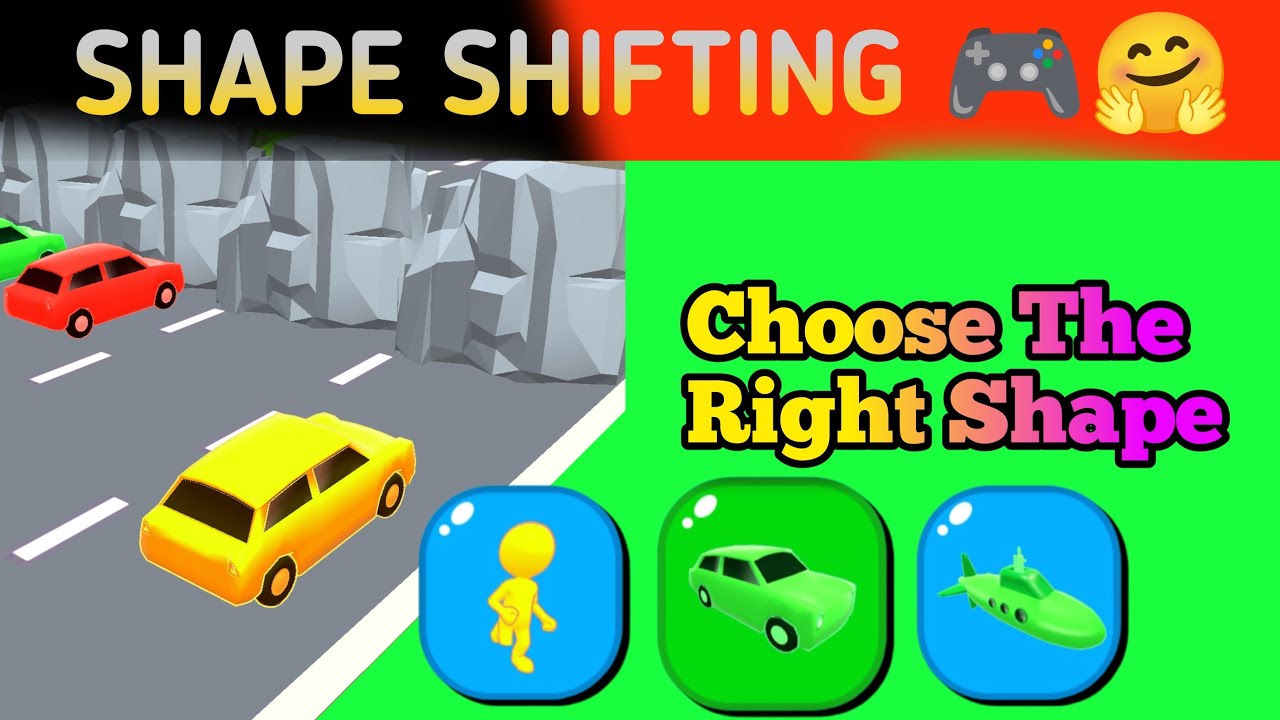 🔴 Choose The Right Shape! 😱 | Shape Shifting Gameplay Live