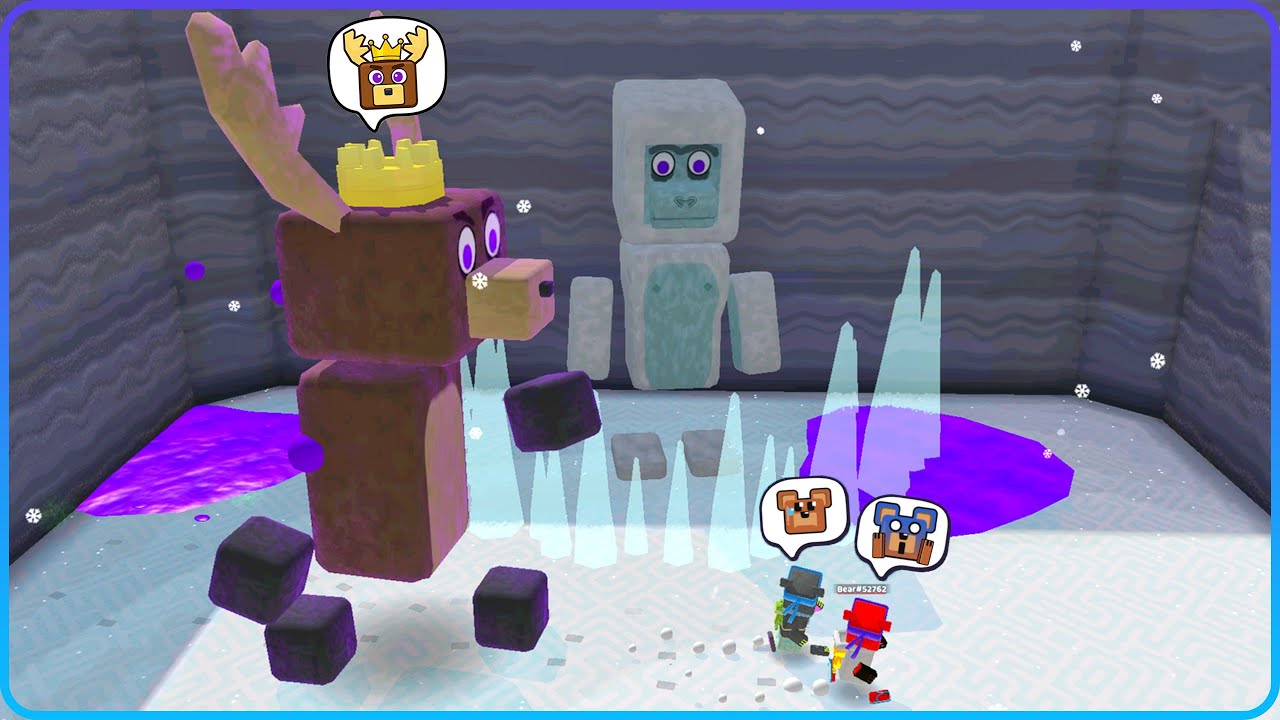 King Reindeer vs Yeti Boss Super Bear Adventure Gameplay Walkthrough
