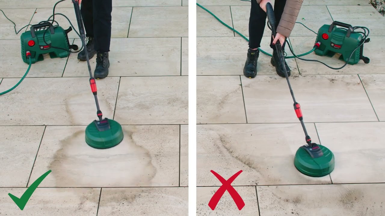 Bosch AquaSurf 250 Patio Cleaner - Product Assembly & Do and Don't