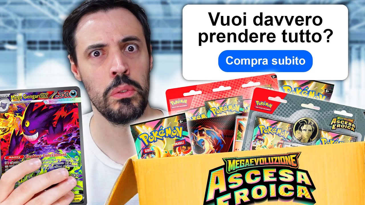 Ho Aperto TUTTI I NUOVI PRODOTTI Pokémon di ASCESA EROICA