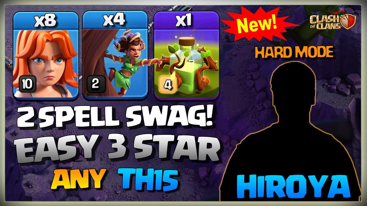 Overgrowth Spell + Root Riders + Valkyries = 3 Star Attack! NEW TH15 Attack Strategy Clash of Clans