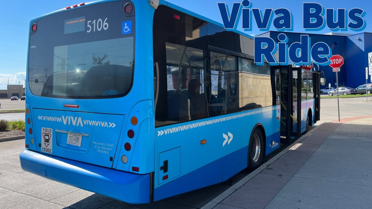 York Region Viva Orange Bus Ride From Richmond Hill Centre to VMC 8/23/2022