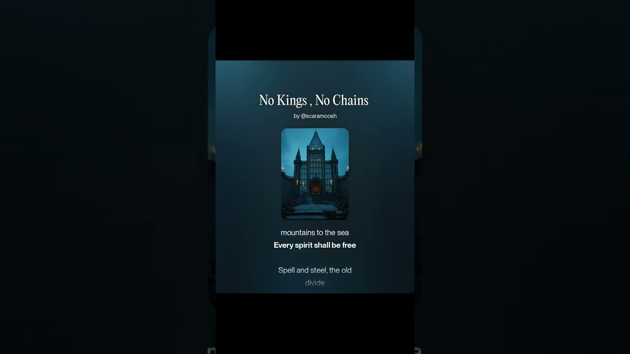 No Kings, No Chains #progressivefolk #progresiverock
