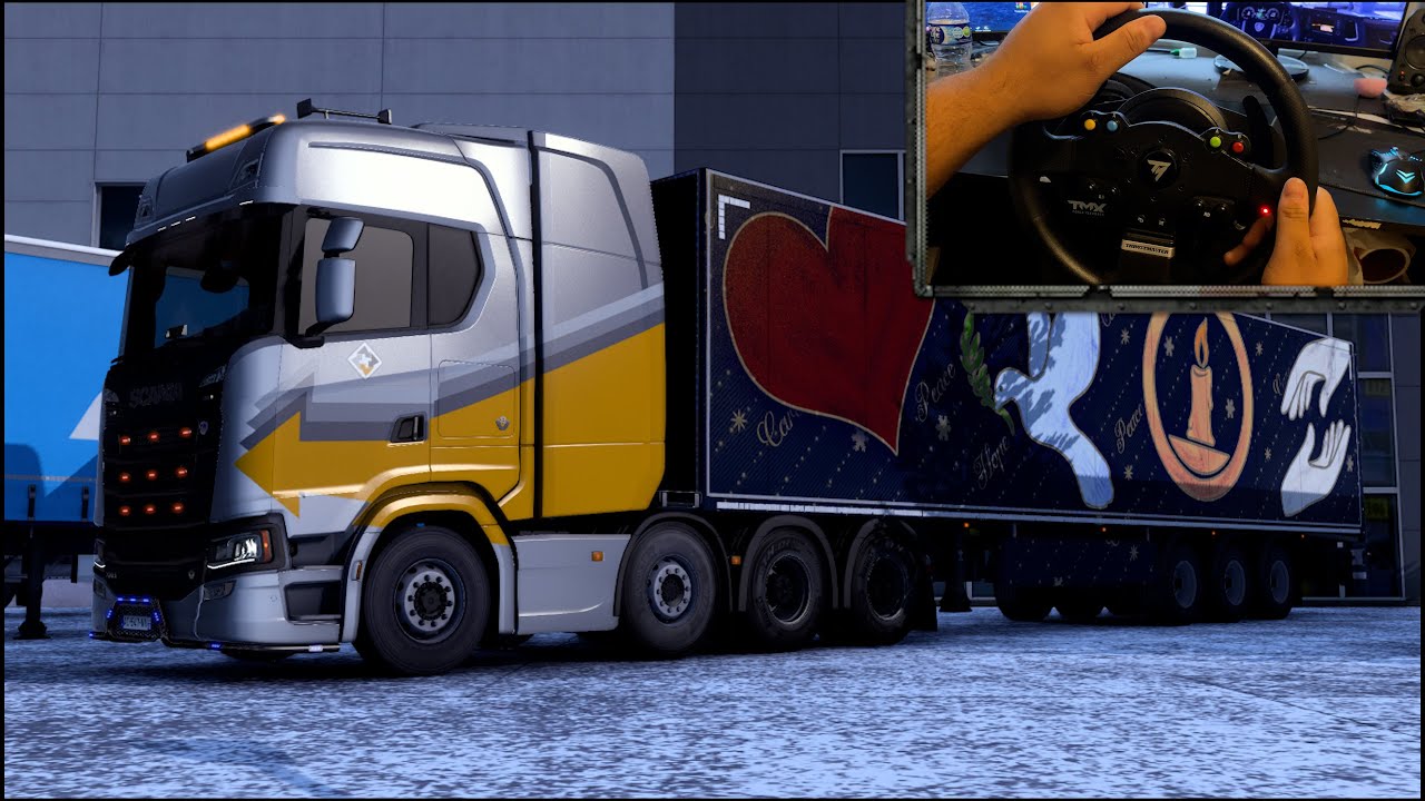 LONG TRIPS BEFORE CHRISTMAS | THRUSTMASTER TMX | ETS 2