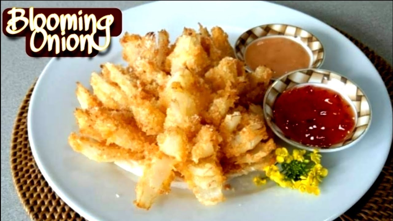 BLOOMING ONION IN BREAD CRUMBS RECIPE || How To Make