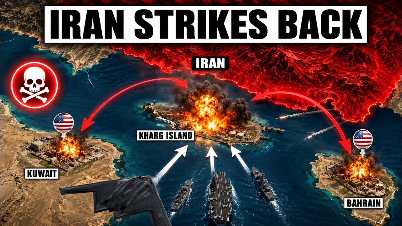 US Just Bombed Iran's Kharg Oil Hub &mdash; Iran Retaliates on US Bases in Bahrain & Kuwait
