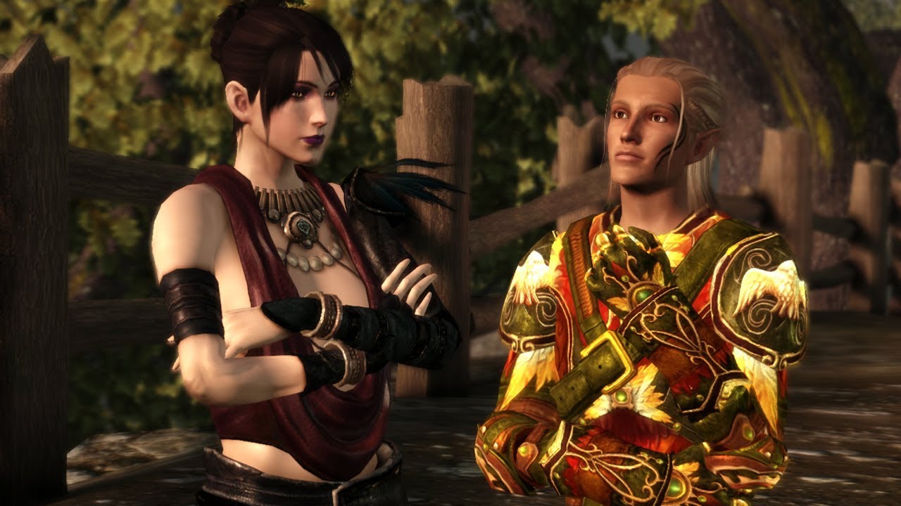 Zevran makes fun of Morrigan | Dragon Age: Origins