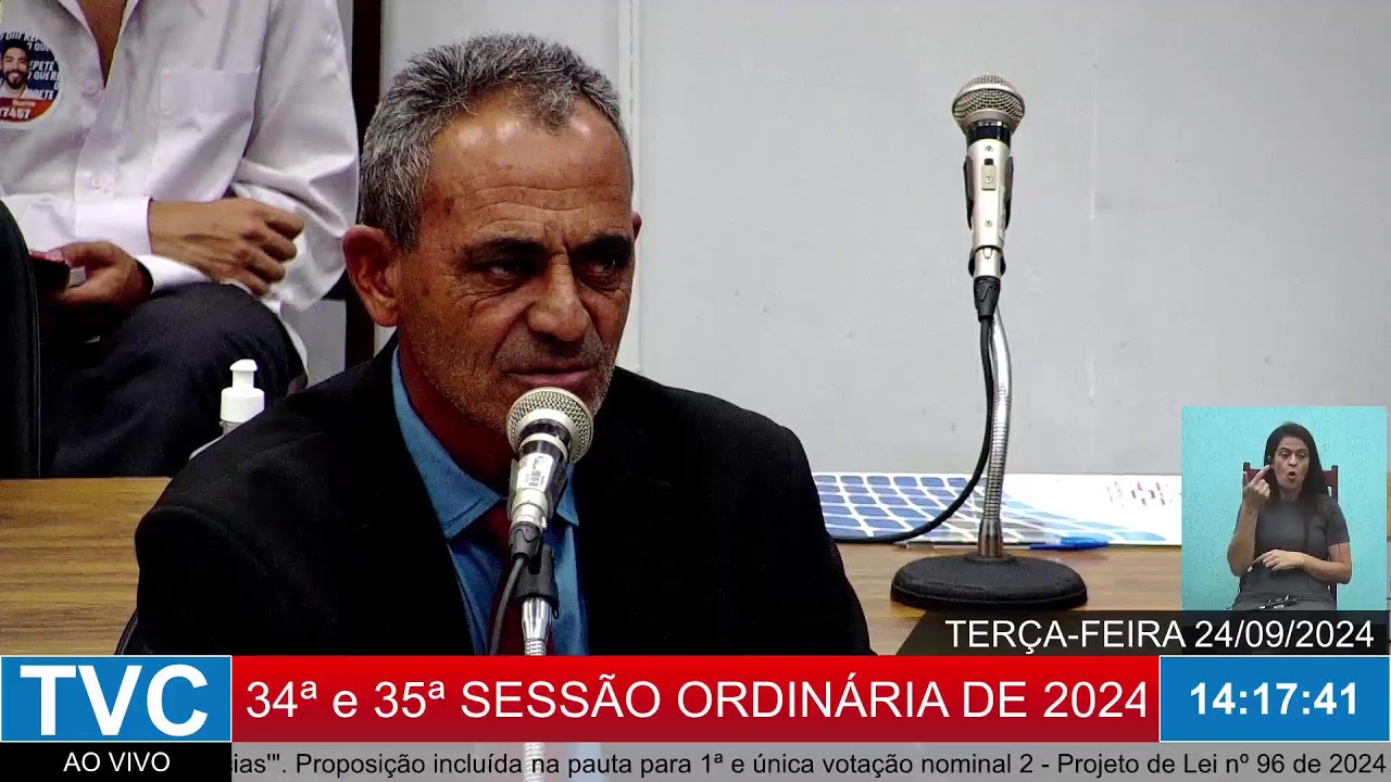 34ª SESSÃO ORDINÁRIA DE 2024