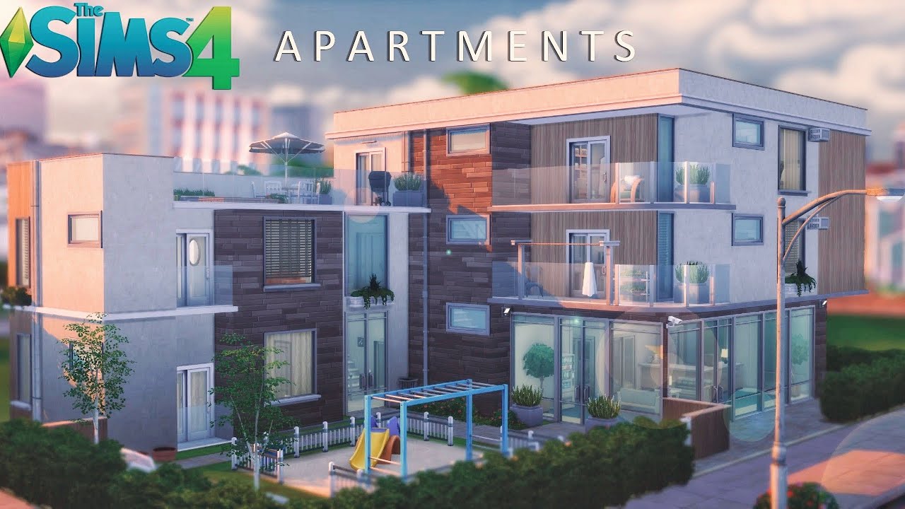 APARTMENTS | Newcrest (noCC) THE SIMS 4 | Stop Motion