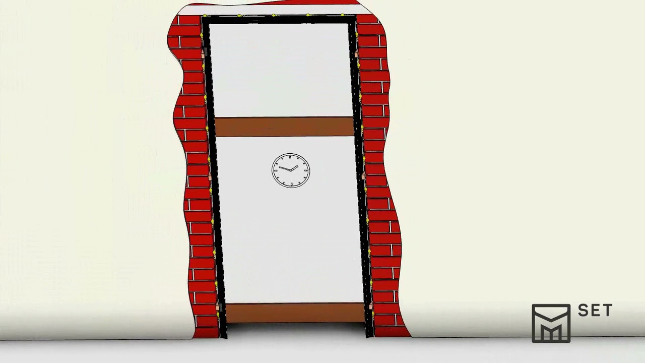 Skryté zárubně včetně dveří Archo 40mm Reverzní