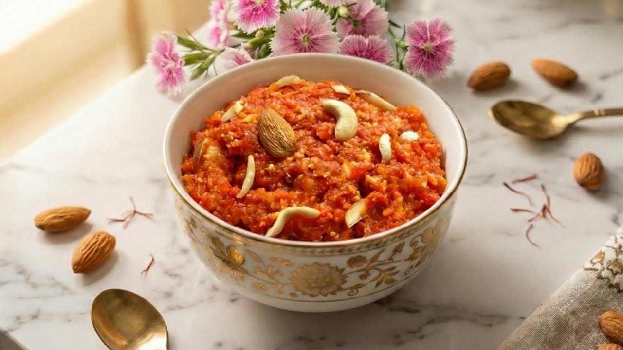 🥕✨ Winter Special Gajar Ka Halwa | Desi Sweet Made with Love ✨🥕