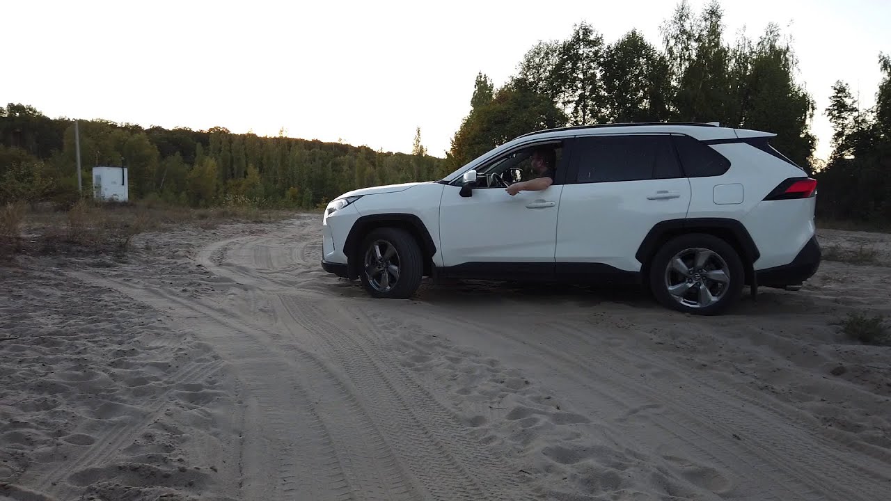 RAV4 2020 Прокатился по неглубокому песку и удивился, что RAV4 может! Vlog владельца