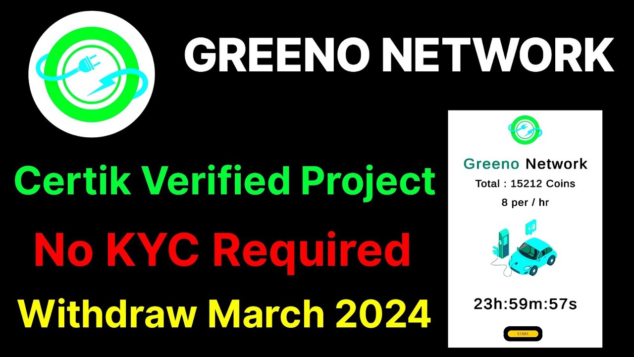 Greeno Network Mining Project | No KYC Required | New Mining App | Certik Verified | Greeno Coin