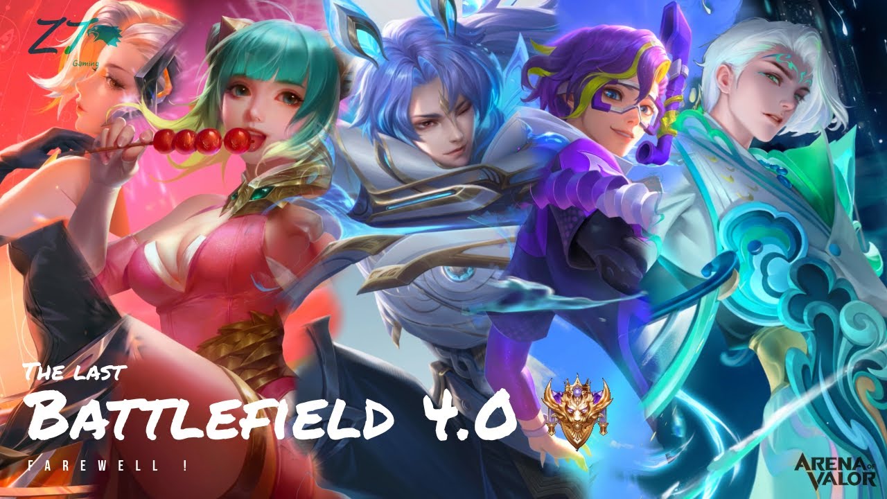 告別傳說戰場 4.0 💔 | Arena of Valor 操作精華輯 舊版本排位補位彙整 改你一個措手不及  X  tayori - 花がら【 贊恩 Zayn 】