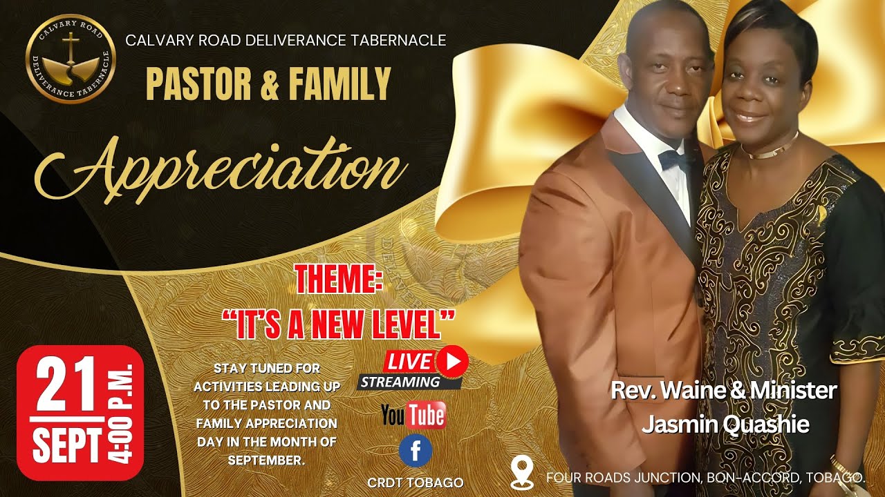Rev. Waine Quashie and Family Appreciation Service