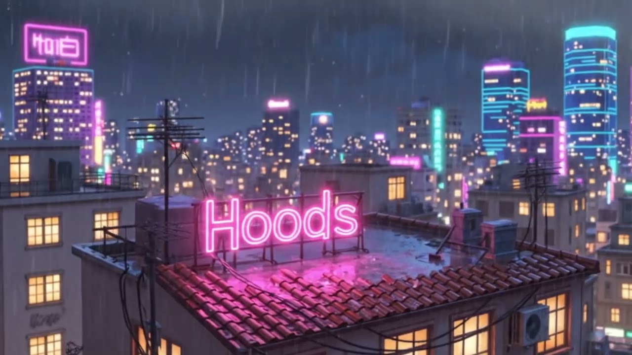 Cyberpunk Rain 🤖💤 Relaxing Beats & Visuals