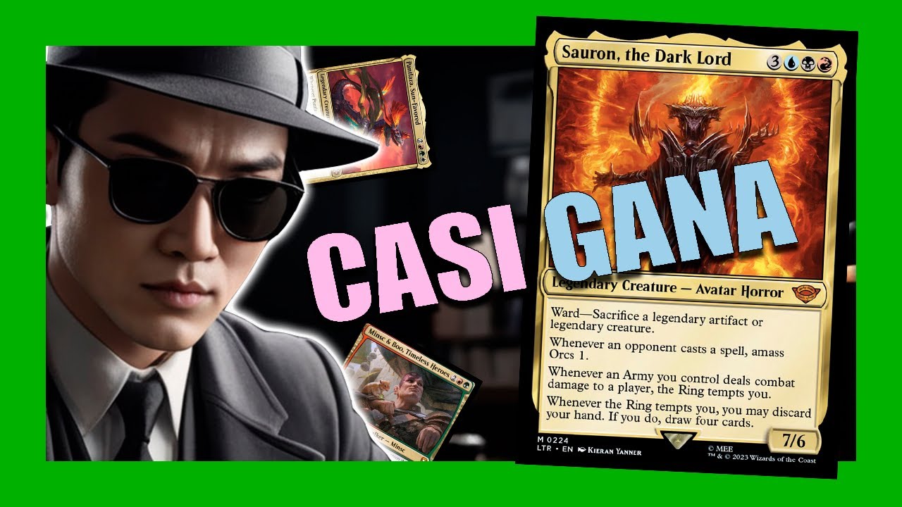 SAURON en final del TORNEO MÁS GRANDE + mazos de la semana✅Commander  en Español