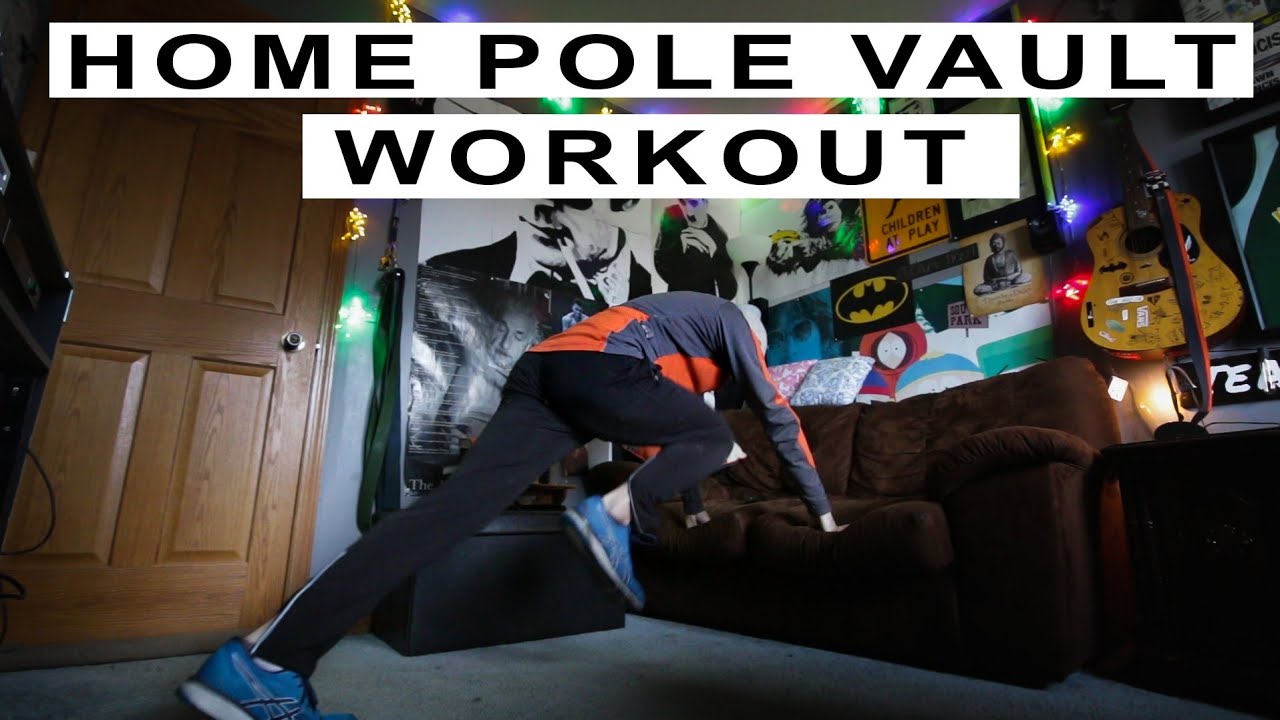 At Home Pole Vault Workout and training | Team Hoot Pole Vault