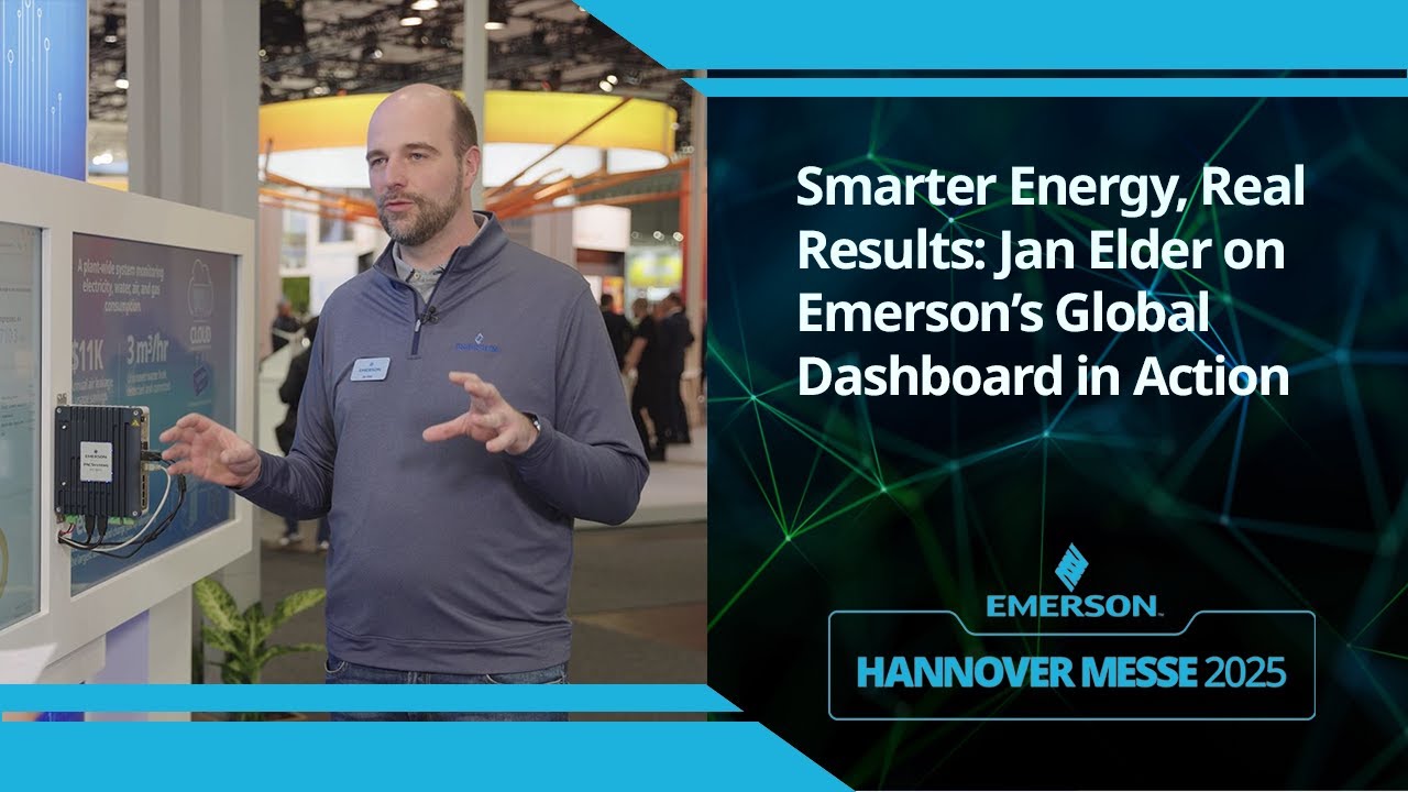 Smarter Energy, Real Results: Jan Edler on Emerson's Global Dashboard in Action