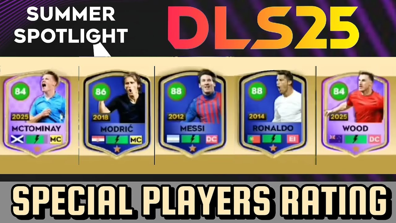 DLS 25 || NEW SPECIAL PLAYERS RATING & CARDS FOR UPCOMING SUMMER SPOTLIGHT UPDATE.!