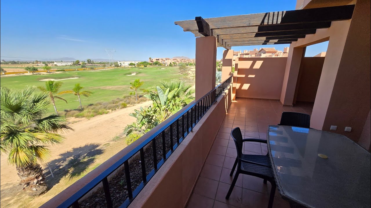Mar Menor Golf, 2 Bed 2 Bath Second Floor Apartment With Golf View,   160,000€  (MM2252)