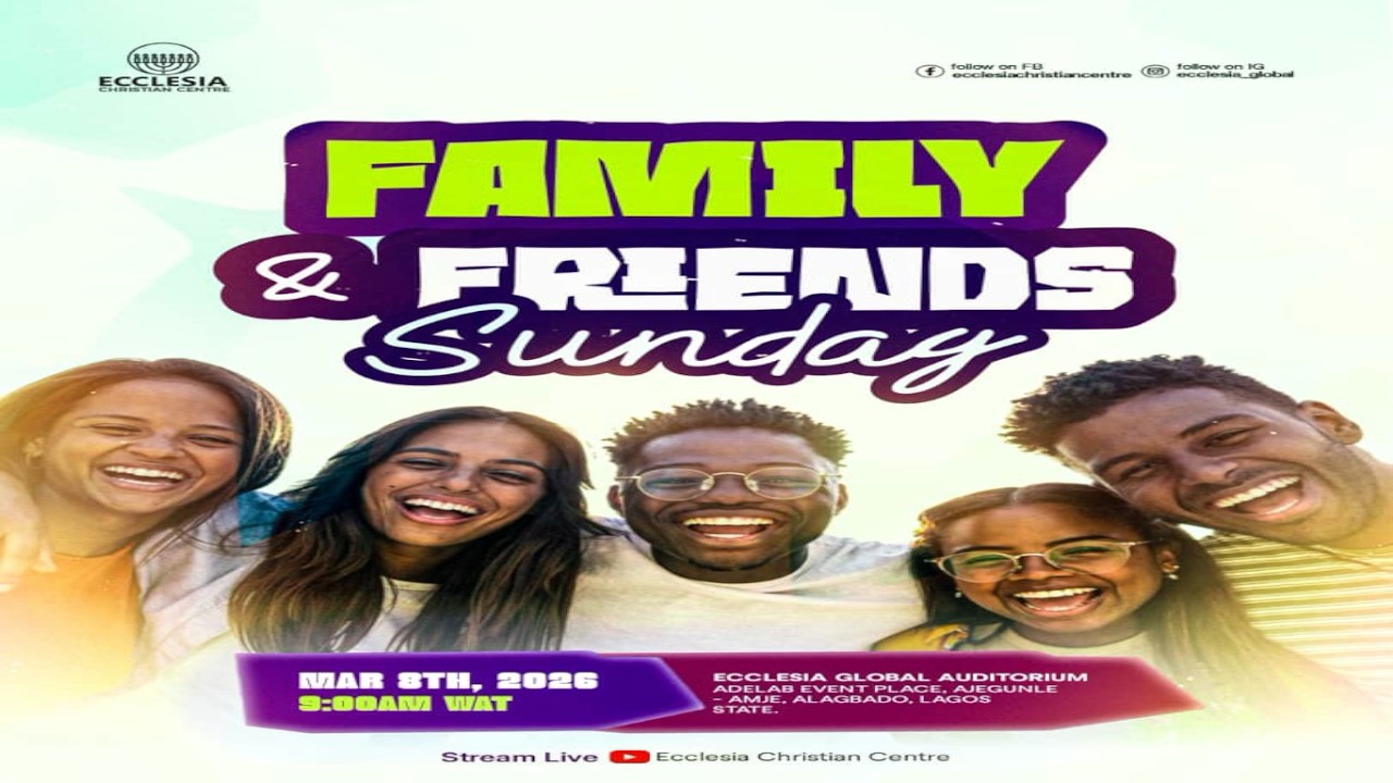 FAMILY & FRIENDS SUNDAY || With Pst. David & Damilola Ehigiator || 8th of March, 2026