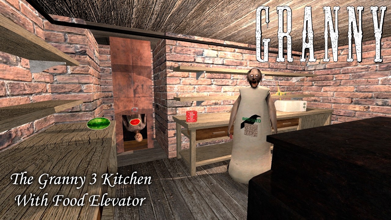 The Granny 3 Kitchen With Food Elevator In Granny Recaptured! (New Update)