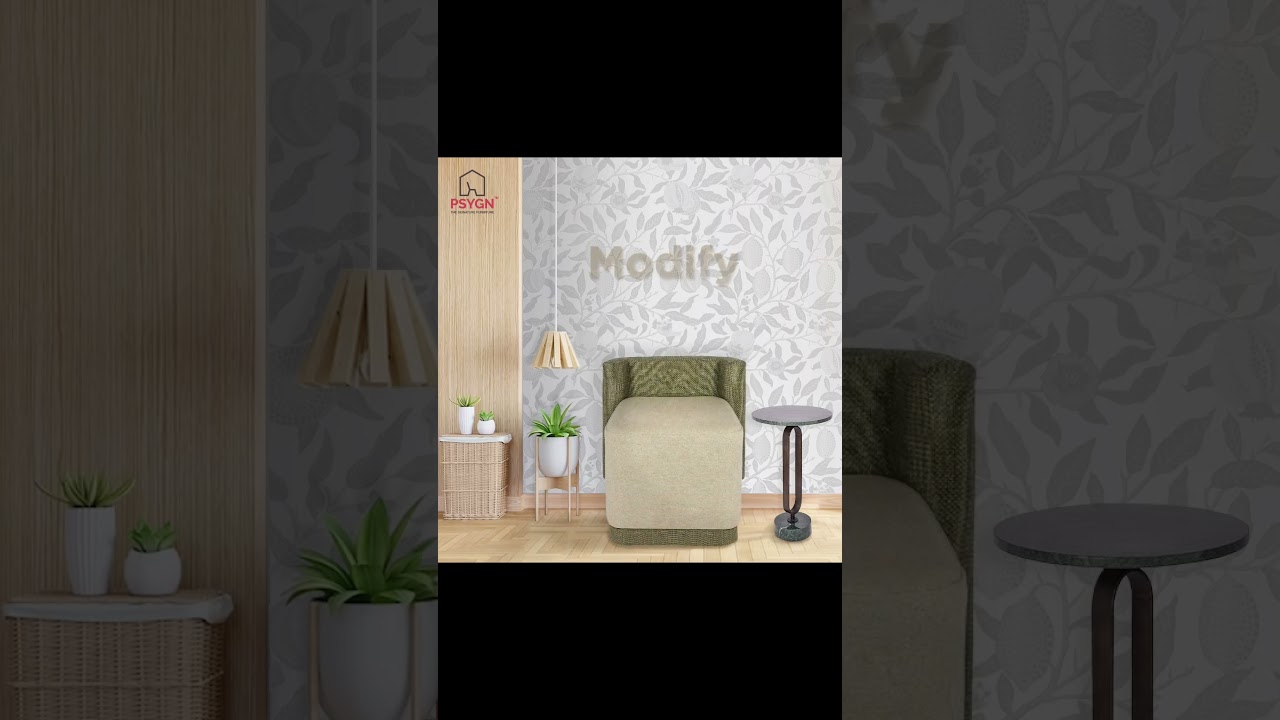 Home Evolution with Soft Comfortable Pouf Chair & Side Table!