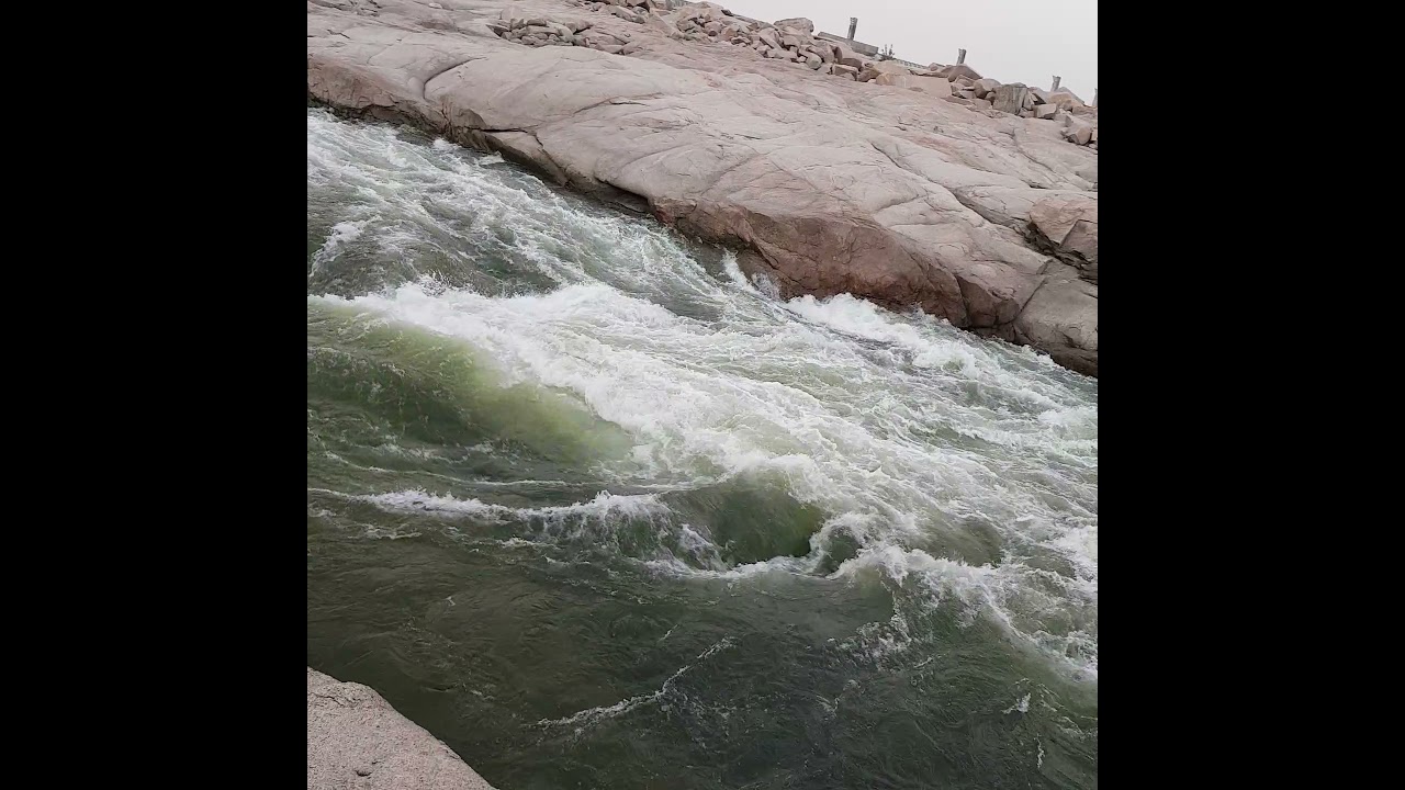 Mesmerising view of Mahi River flow at Wanakbori Dam Latest October 2021