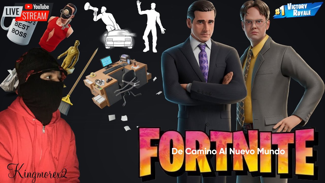 Michael Scott y Dwight Schrute Estan en FORNITE 