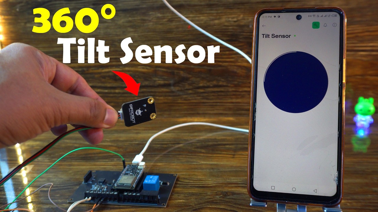 ESP32 + датчик наклона на 360 градусов: система безопасности умного дома с использованием Blynk и...