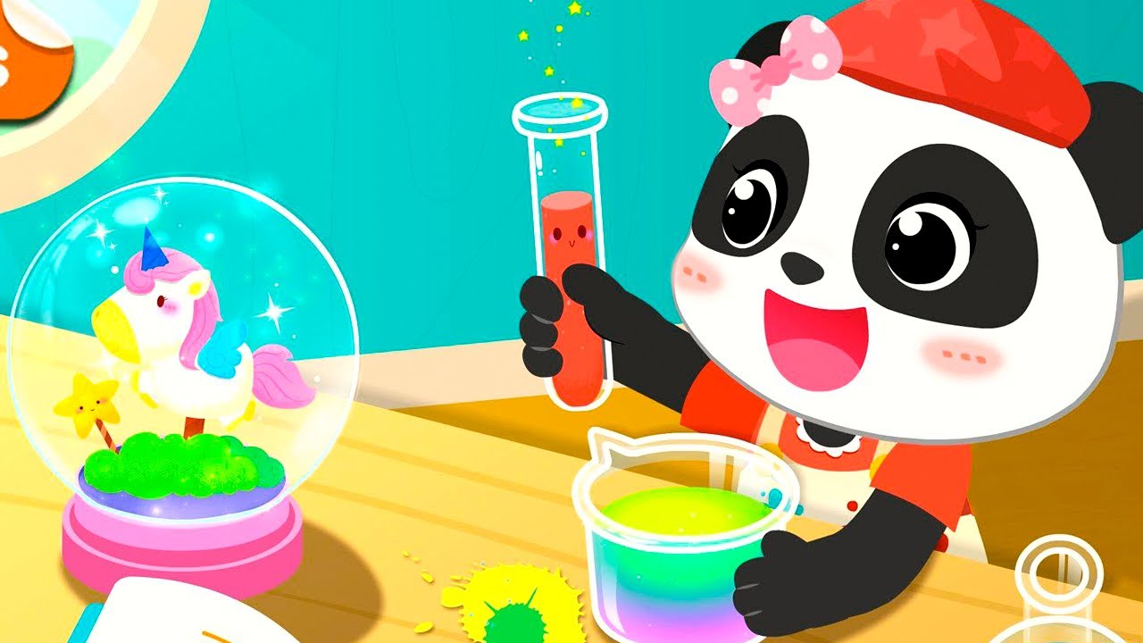 Little Panda's Color Crafts - Learn how to mix colors! | BabyBus Games For Kids - Part 5