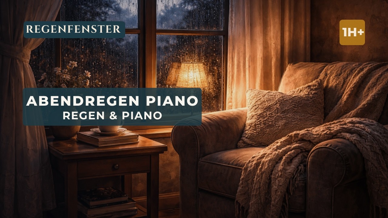 Regenfenster Abendregen Piano