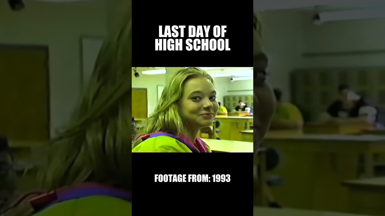Last Day Of High School In 1993 | #nostalgia #nostalgic #90skids #shorts
