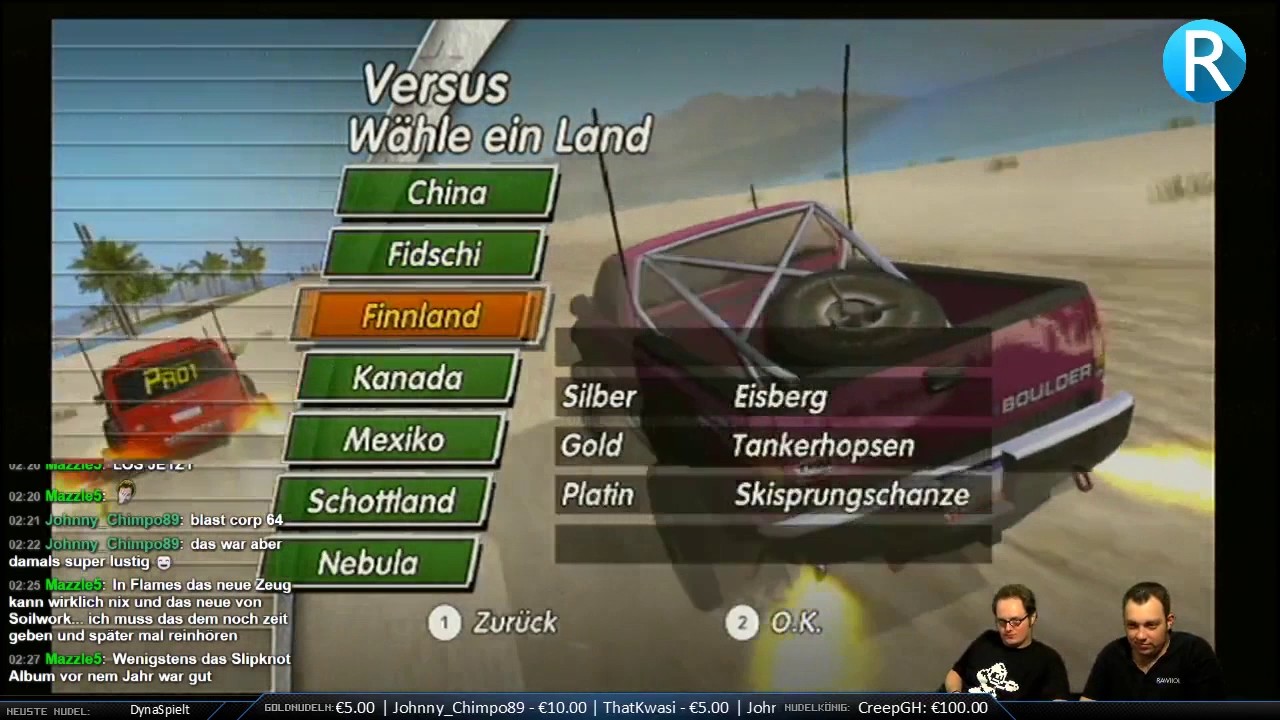 Excite Truck mit Maettes und Cracky
