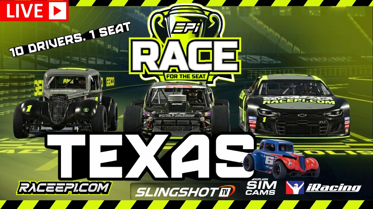 10 гонщиков борются за одно место | Короткие гонки в iRacing на трассе Texas Legends | Elite Perf...