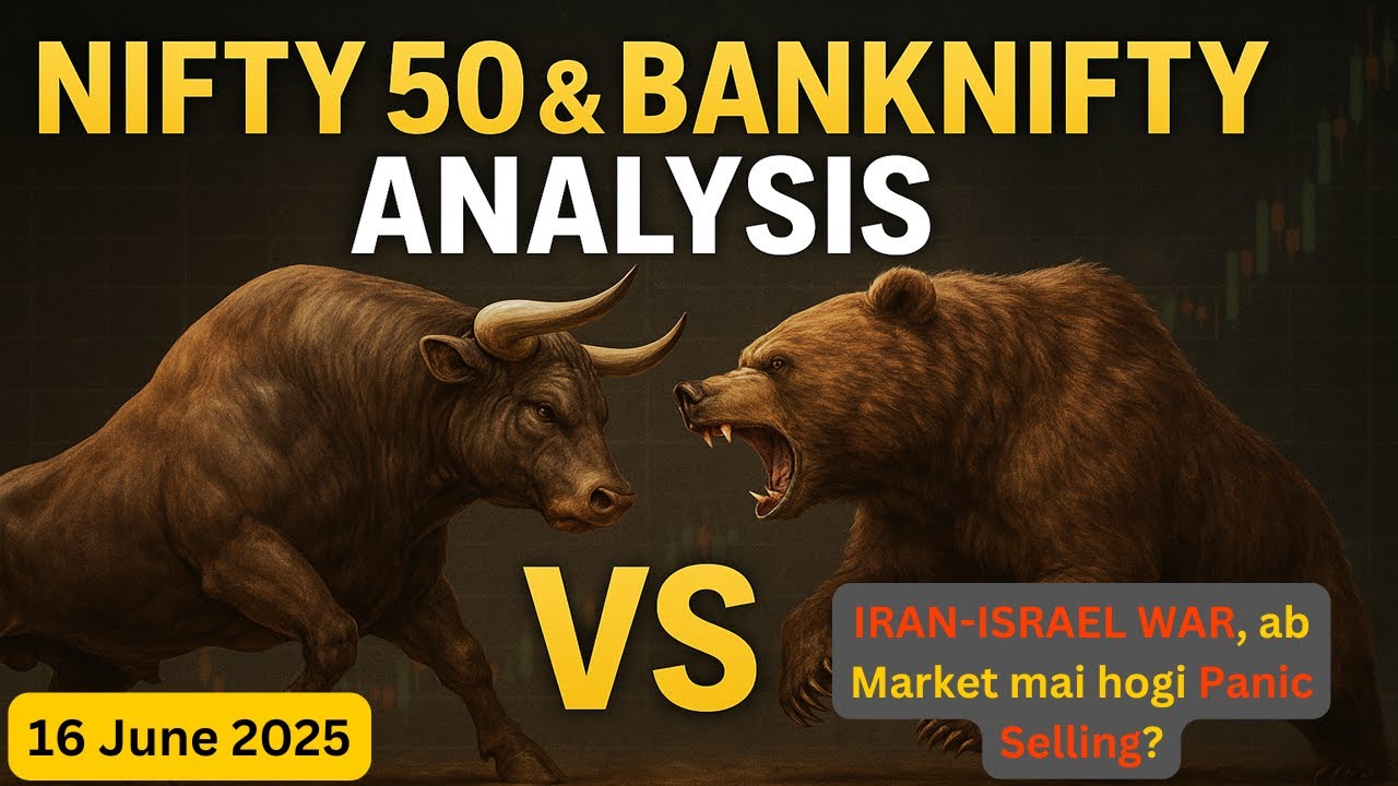 Nifty Prediction and Bank Nifty Analysis For Tomorrow | 16 June 2025 #drezillion