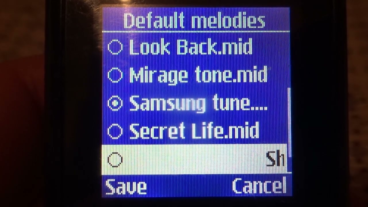 Samsung GT-E1100T ringtones