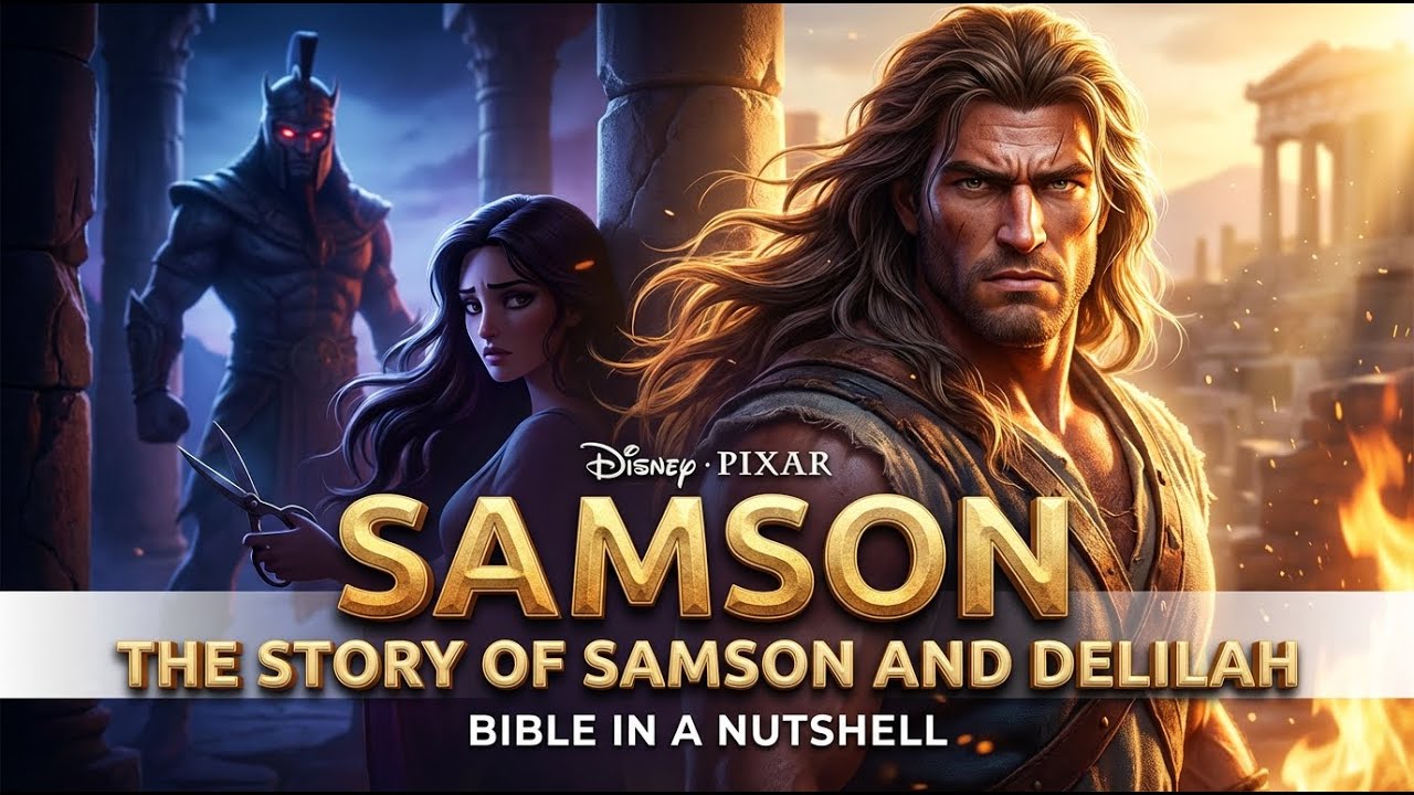 The Story Of Samson and Delilah  | BIBLE IN A NUTSHELL.