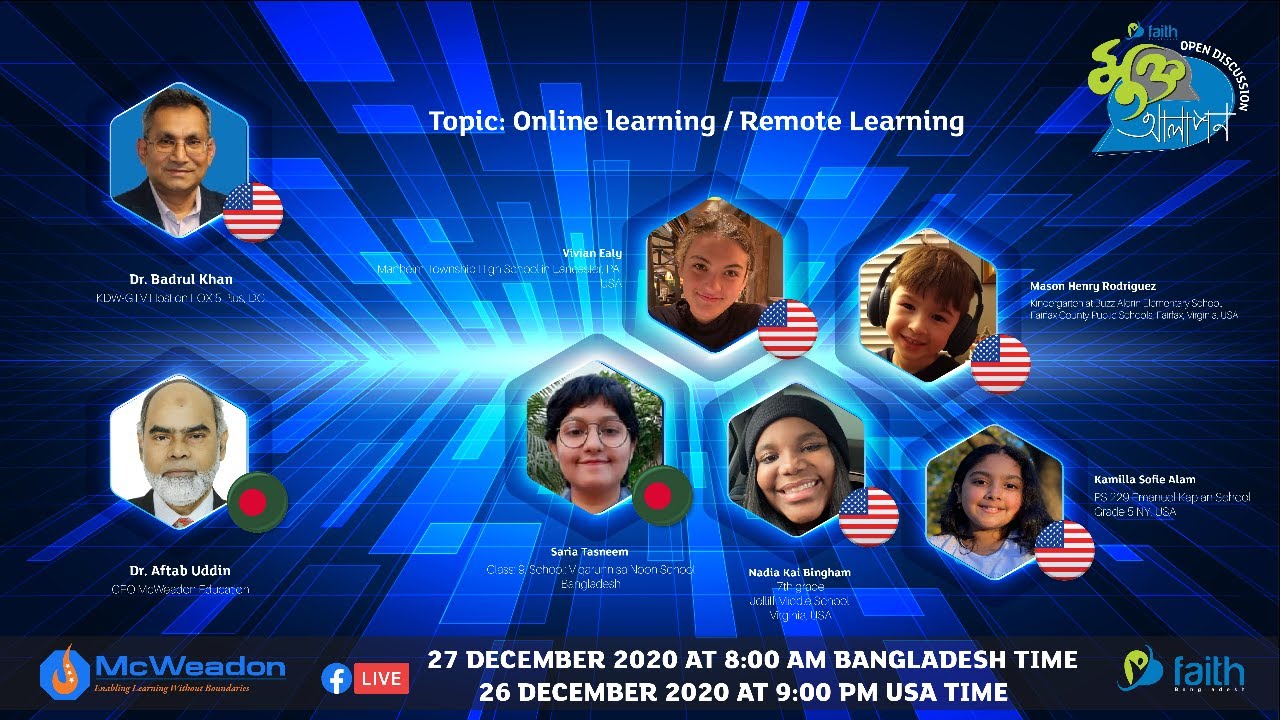 Webinar Series on Remote/Online learning