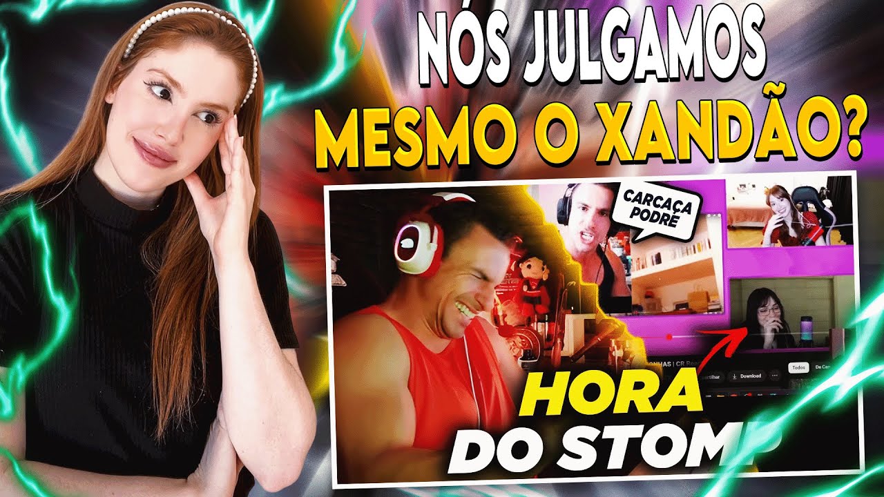 REACT: XANDÃO reage a CAROL e RHAY vendo o PRIME stompando os beta | cortes da carolbalds