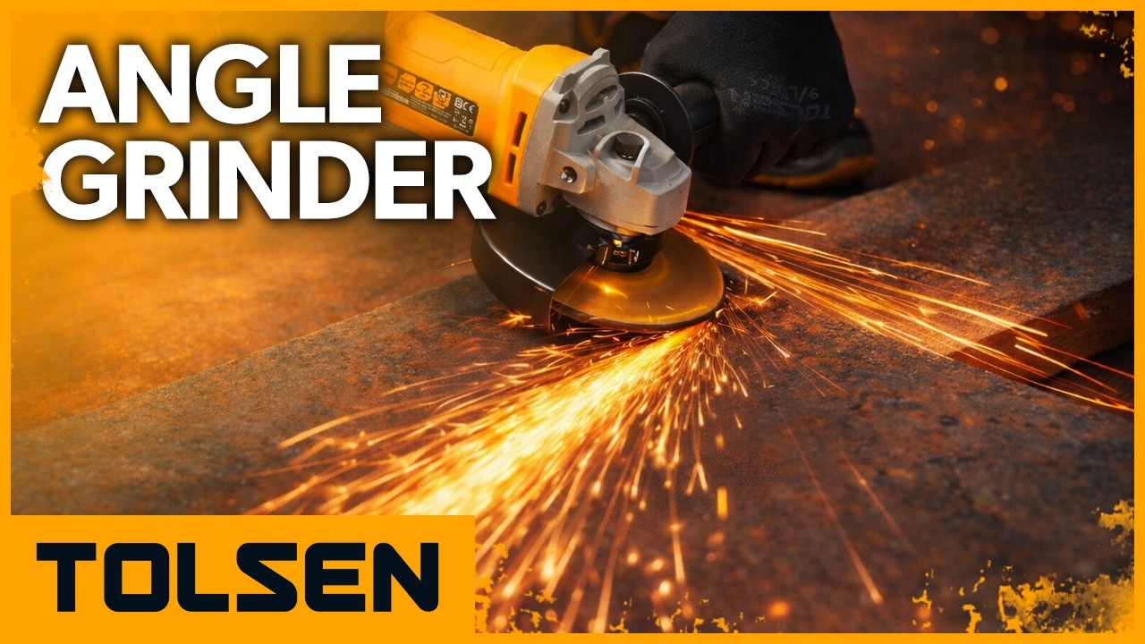 TOLSEN 950W 125MM Angle Grinder