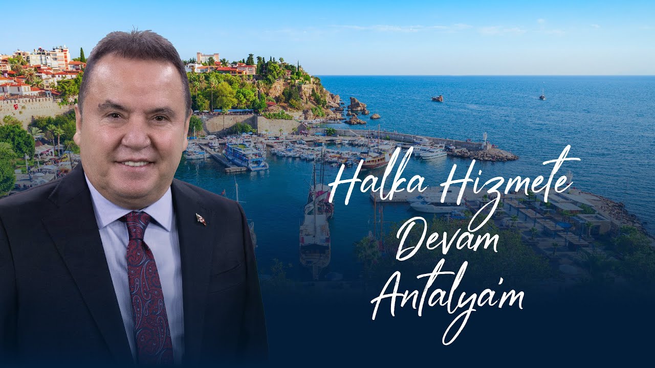 Halka hizmete devam Antalya'm