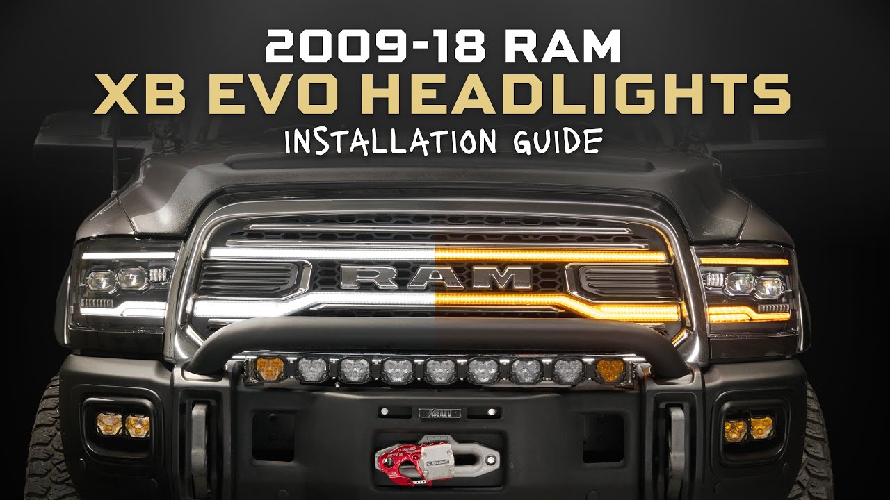 Фары для Ram Morimoto XB EVO 2009–2018 | Руководство по установке