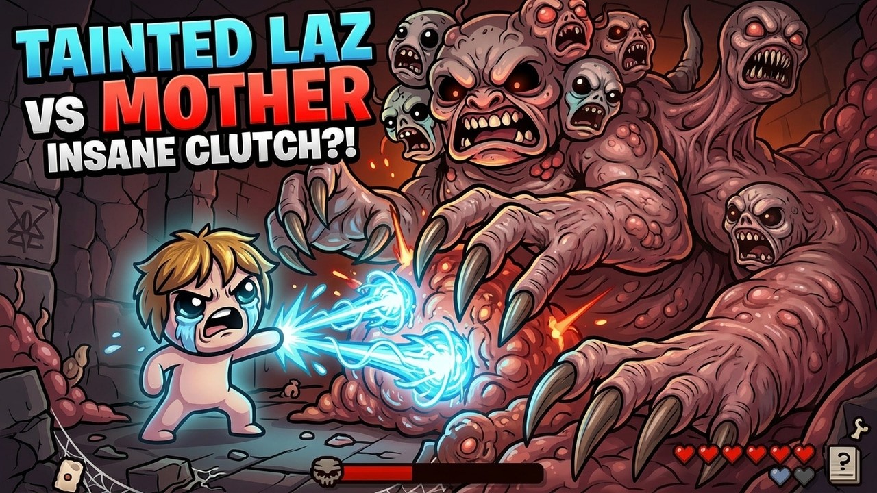 Tainted Lazarus vs Mother - Binding of Isaac Repentance