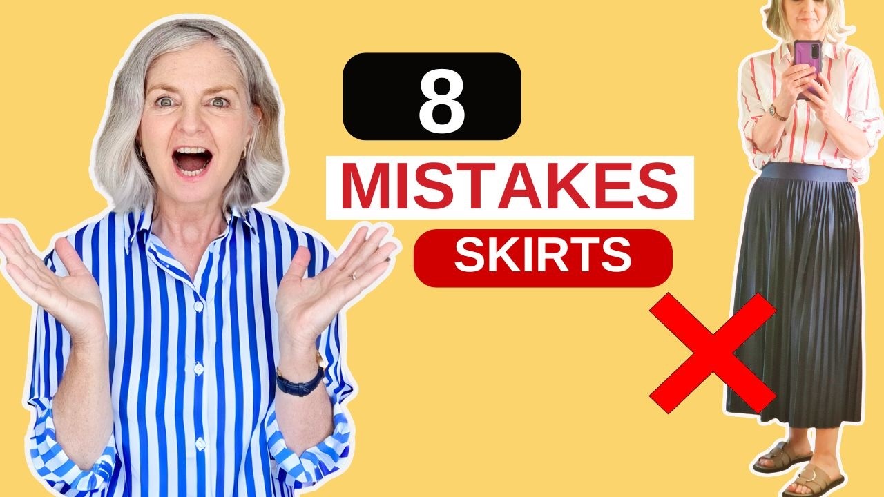 How Not To Wear Summer Skirts Over 50 & 60 👗