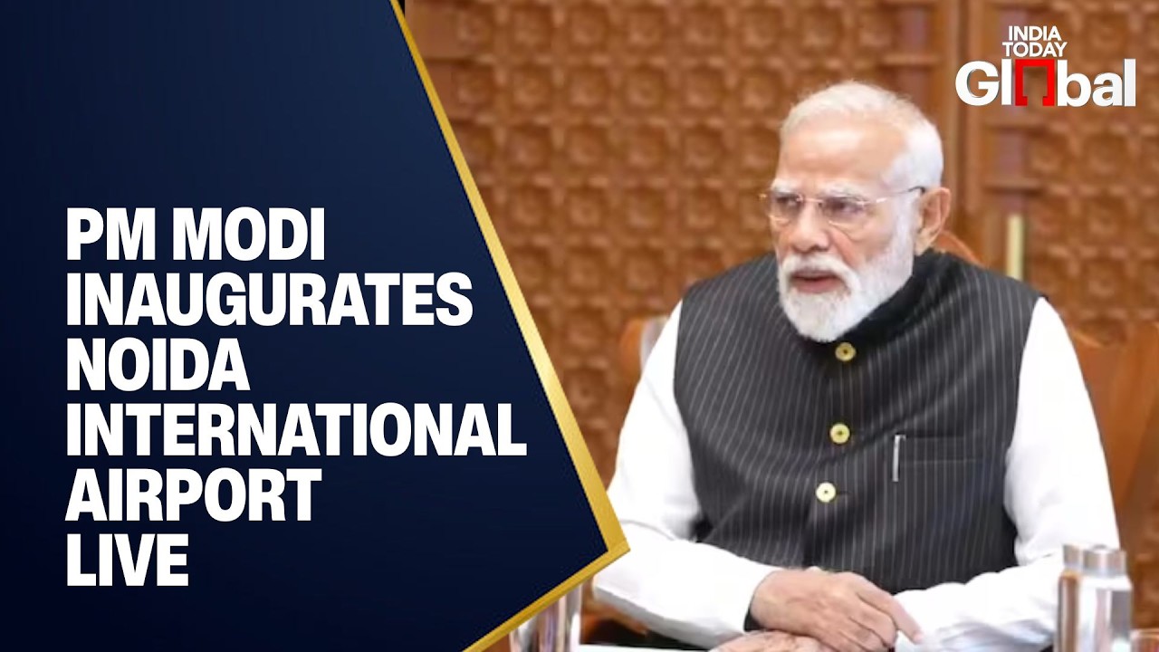LIVE: PM Modi Inaugurates Noida International Airport Phase 1 | CM Yogi | Jewar Airport