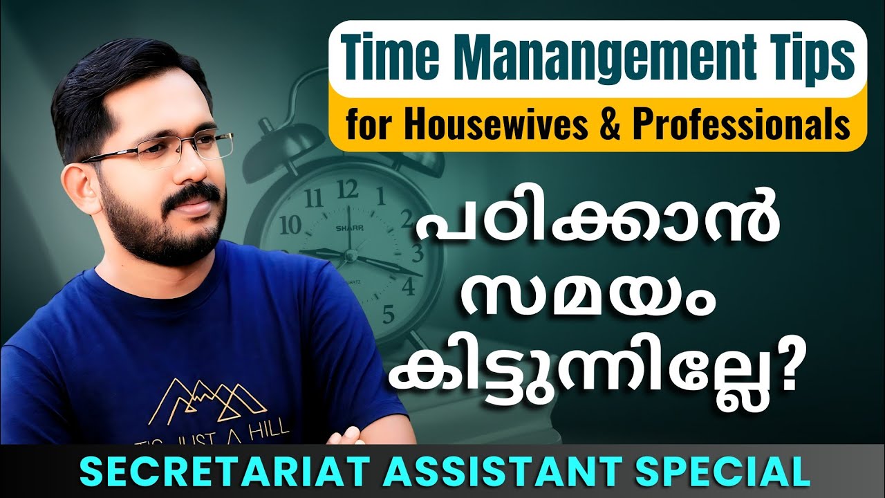 Time Management Tips & Timetable for Housewives & Professionals | Secretariat Assistant Special